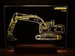 Liebherr R 922 Bagger LED Schild
